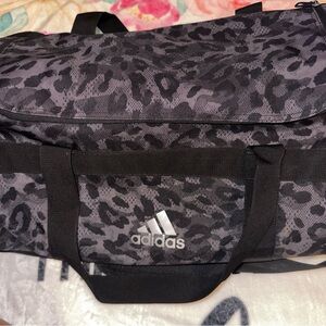 Adidas Gray Camo Duffel Bag